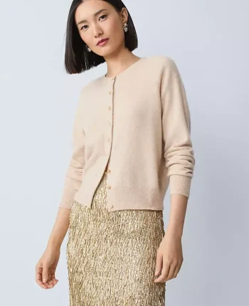 Ann Taylor Cashmere|Sweaters|Cashmere Ann Cardigan Oatmeal