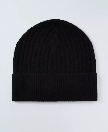 Ann Taylor Cashmere|Cashmere Cable Hat Black