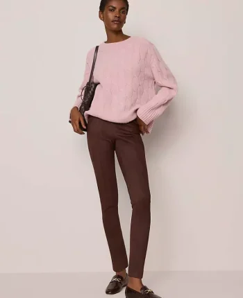 Ann Taylor Cashmere|Sweaters|Cashmere Cable Sweater Pale Mauve