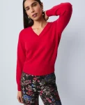 Ann Taylor Cashmere|Sweaters|Cashmere V-Neck Sweater Sweet Cherry
