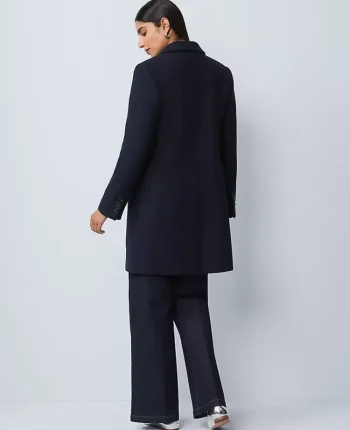 Ann Taylor Jackets And Blazers|Chesterfield Coat Night Sky