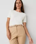 Ann Taylor Sweaters|All Sweaters|Easy Sweater Tee Winter White