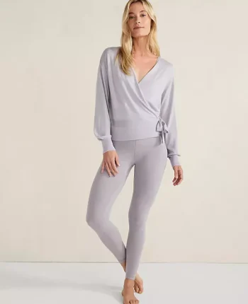 Ann Taylor All Weekend|Haven Well Within Balance Heather Leggings Wisteria Melange