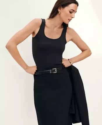 Ann Taylor Tops And Blouses|Modern Seamless Tank Top Black