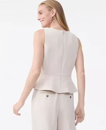 Ann Taylor Tops And Blouses|Peplum Top Sail Cloth