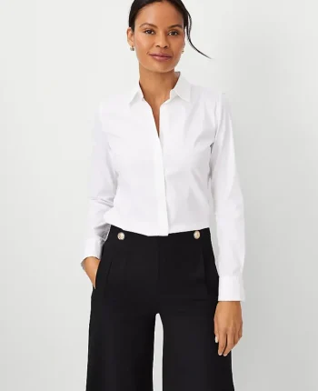 Ann Taylor Tops And Blouses|Perfect Shirt White
