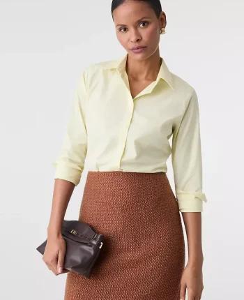 Ann Taylor Tops And Blouses|Perfect Shirt Tender Yellow