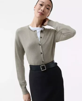 Ann Taylor Sweaters|All Sweaters|Petite Ann Cardigan Dried Moss