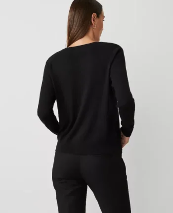 Ann Taylor Sweaters|All Sweaters|Petite Ann Cardigan Black