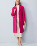Ann Taylor Petite Jackets And Blazers|Petite Chesterfield Coat Electric Pink
