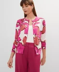 Ann Taylor Sweaters|All Sweaters|Petite Floral Ann Cardigan Rose Violet