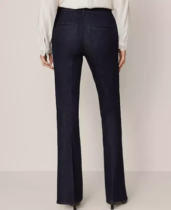 Ann Taylor Petite Jeans|Petite Mid Rise Boot Jean In &mdash; Curvy Fit Classic Rinse Wash