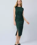 Ann Taylor Suits|Suits|Plaid Twist Sheath Dress Ponderosa Pine