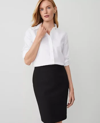 Ann Taylor Tops And Blouses|Relaxed Perfect Shirt White