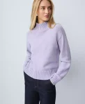 Ann Taylor Sweaters|All Sweaters|Ribbed Mock Neck Sweater Lavender Bouquet