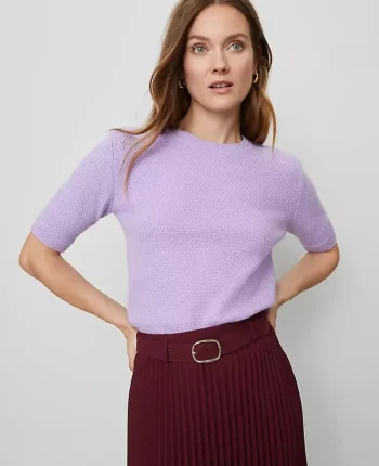 Ann Taylor Sweaters|All Sweaters|Stitch Sweater Tee Lavender Petal