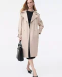 Ann Taylor Jackets And Blazers|Studded Trench Coat Cool Sesame