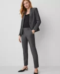 Ann Taylor Suits|Suits|The Ankle Pant In Bi-Stretch Dark Grey