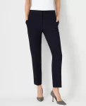 Ann Taylor Suits|Suits|The Ankle Pant In Seasonless Stretch - Curvy Fit Deep Navy Sky