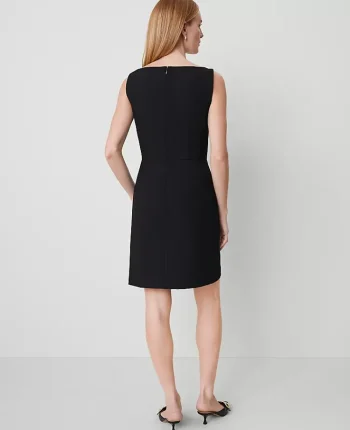 Ann Taylor Suits|Suits|The Boatneck Dress In Seasonless Stretch Black