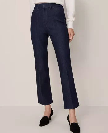 Ann Taylor Jeans|The Boot Crop Jean &mdash; Curvy Fit Classic Rinse Wash