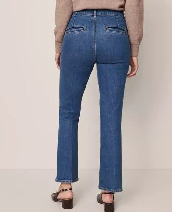 Ann Taylor Jeans|The Boot Crop Jean &mdash; Curvy Fit Modern Indigo Wash