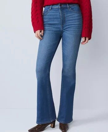 Ann Taylor Jeans|Weekend Pants & Jeans|The Boot Jean &mdash;Curvy Fit Refined Dark Indigo Wash