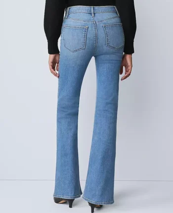 Ann Taylor Jeans|Weekend Pants & Jeans|The Boot Jean &mdash;Curvy Fit Bright Mid Indigo Wash