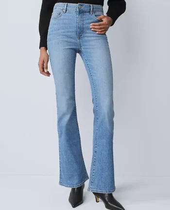 Ann Taylor Jeans|Weekend Pants & Jeans|The Boot Jean Bright Mid Indigo Wash