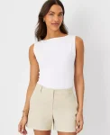 Ann Taylor Pants|The City Short Soft Khaki