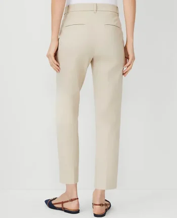 Ann Taylor Pants|The Cotton Crop Pant - Curvy Fit Soft Khaki