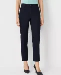 Ann Taylor Pants|The Cotton Crop Pant - Curvy Fit Atlantic Navy