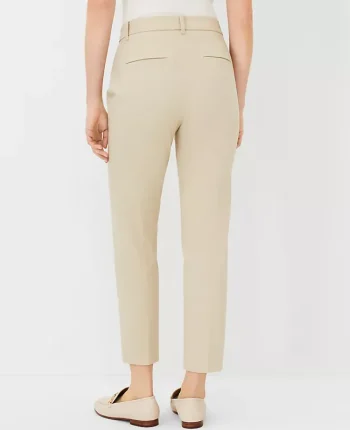 Ann Taylor Pants|The Cotton Crop Pant Soft Khaki