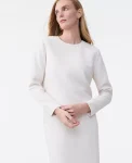 Ann Taylor Suits|Suits|The Crew Neck Top In Fluid Crepe Ivory Whisper