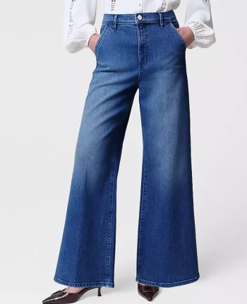 Ann Taylor Jeans|The Denim Trouser Dark Wash
