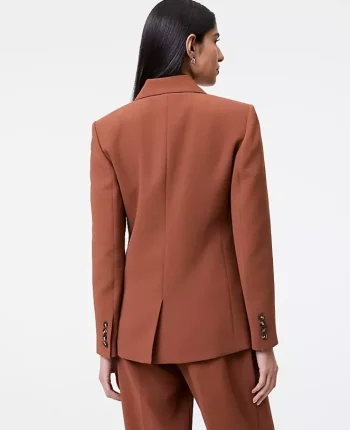 Ann Taylor Jackets And Blazers|Suits|The Double Breasted Blazer Tortoise Shell Brown