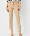 Ann Taylor Pants|The Eva Ankle Pant - Curvy Fit Cappuccino Tan