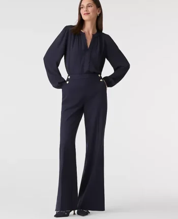 Ann Taylor Pants|The Everyday Sailor Wide Leg Pant Night Sky