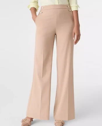Ann Taylor Pants|The Everyday Sailor Wide Leg Pant Cafe Au Lait