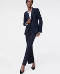 Ann Taylor Suits|Suits|The Flare Ankle Pant Deep Navy Sky