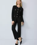 Ann Taylor Pants|The Flare Sweater Pant Black