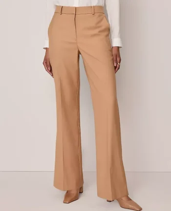 Ann Taylor Suits|Suits|The Flare Trouser &mdash; Curvy Fit Sesame