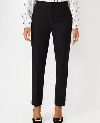 Ann Taylor Pants|The High Rise Eva Ankle Pant - Curvy Fit Black