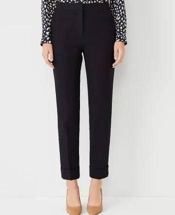 Ann Taylor Pants|The High Rise Eva Ankle Pant - Curvy Fit Atlantic Navy