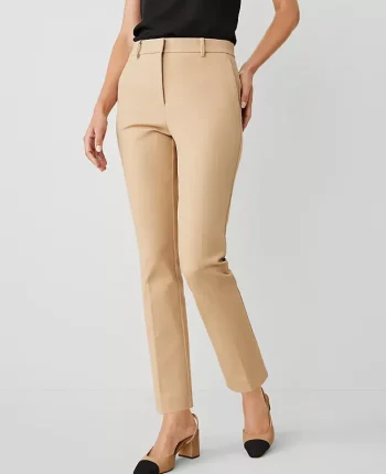 Ann Taylor Pants|The High Rise Eva Ankle Pant Cappuccino Tan