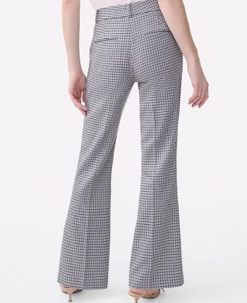 Ann Taylor Pants|The Jayne Trouser In Houndstooth &mdash; Curvy Fit Blue/Tan Houndstooth Multi
