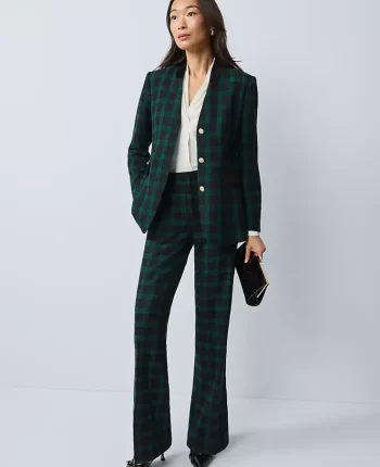 Ann Taylor Pants|The Jayne Trouser In Plaid Rainforest