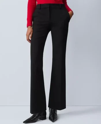 Ann Taylor Pants|The Jayne Trouser In Ponte - Curvy Fit Black