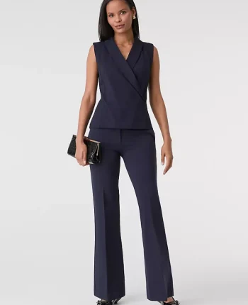 Ann Taylor Pants|The Jayne Trouser In Ponte - Curvy Fit Night Sky