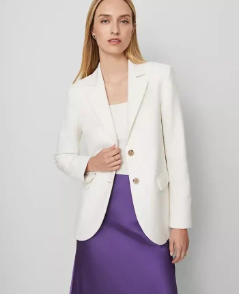 Ann Taylor Jackets And Blazers|The Madison Blazer Winter White